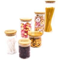 Glass Storage Jars - Full Set
